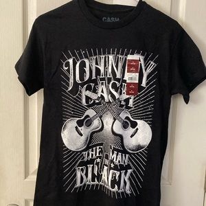 New Johnny Cash The Man in Black Tee
